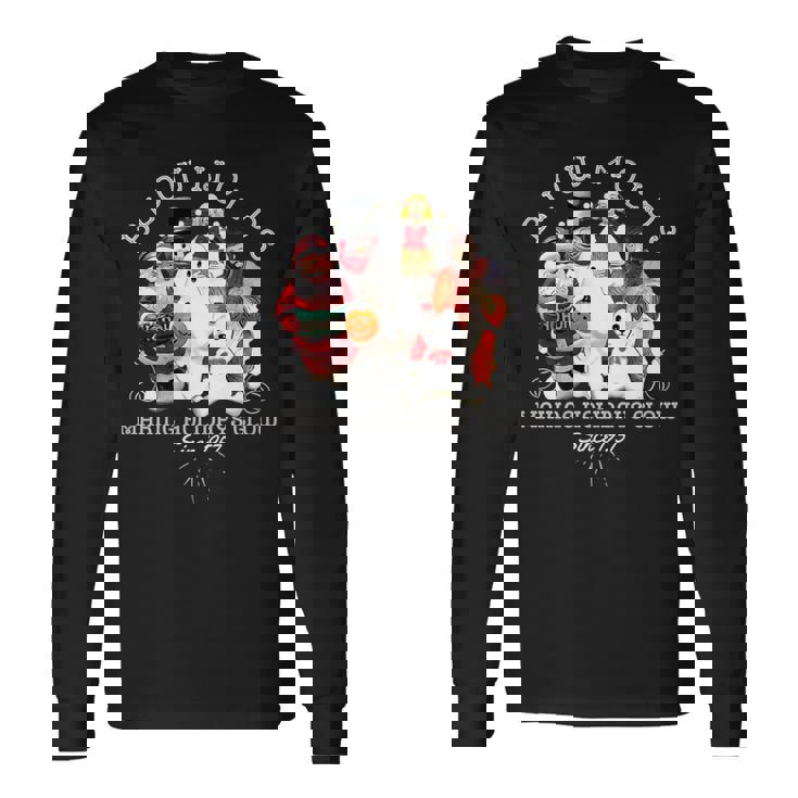 Blow Molds Make Holidays Glow Since 1957 Christmas Halloween Premium Long Sleeve T-Shirt