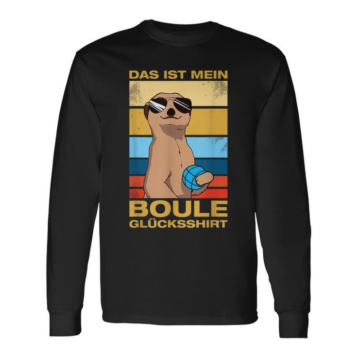 Boule Lucky Petanque Langarmshirts Geschenkideen