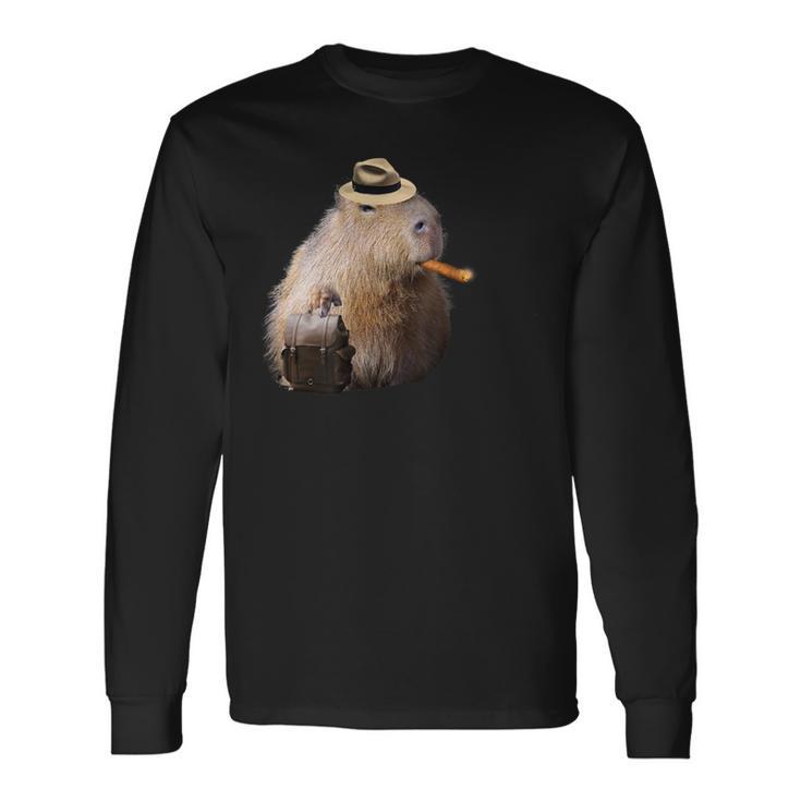 Capybara Man Wallet Cute Langarmshirts Geschenkideen