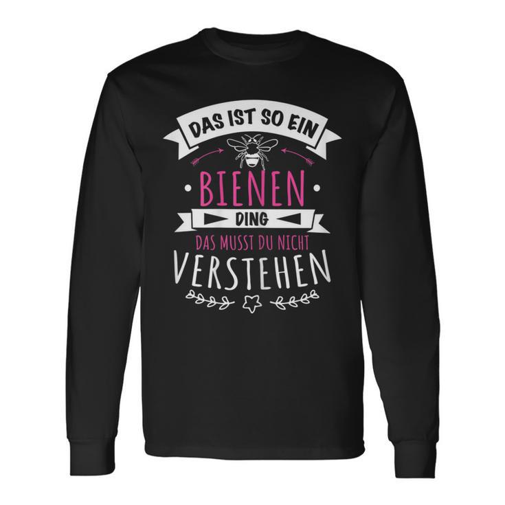 Damen Imker Imkerin Bienenzüchter Das Ist So Ein Bienen Ding Langarmshirts Geschenkideen