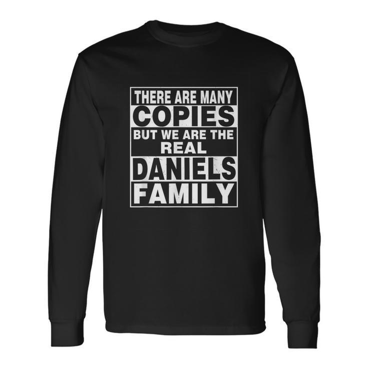 Daniels Last Name Name Personalised Daniels Langarmshirts Geschenkideen