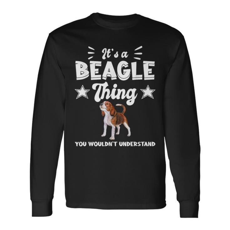 Das Ist Ein Beagle Ding Geschenk Beagle Langarmshirts Geschenkideen