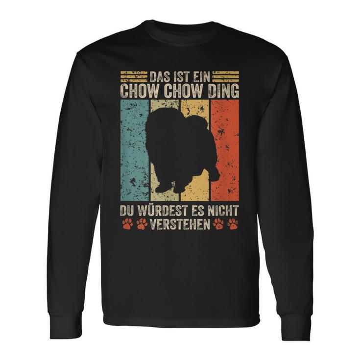 Das Ist Ein Chow Chow Ding Langarmshirts Geschenkideen