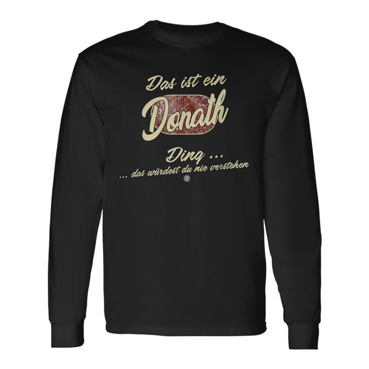 Das Ist Ein Donath Ding Lustiges Familie Donath Langarmshirts Geschenkideen