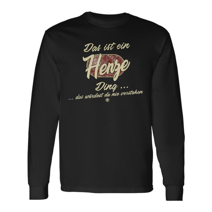 Das Ist Ein Henze Das Ist Ein Henze F Langarmshirts Geschenkideen