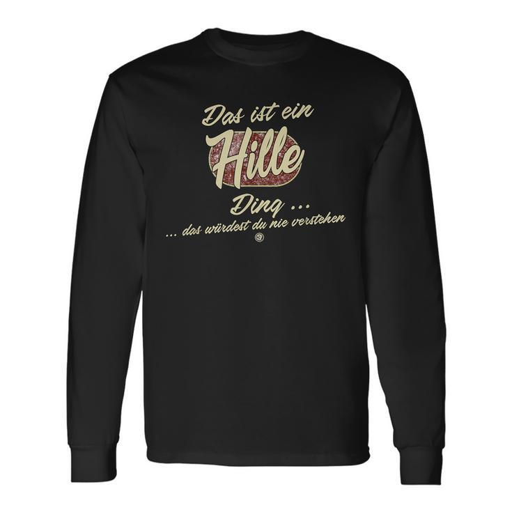 Das Ist Ein Hille Ding Lustiges Familie Hille Langarmshirts Geschenkideen