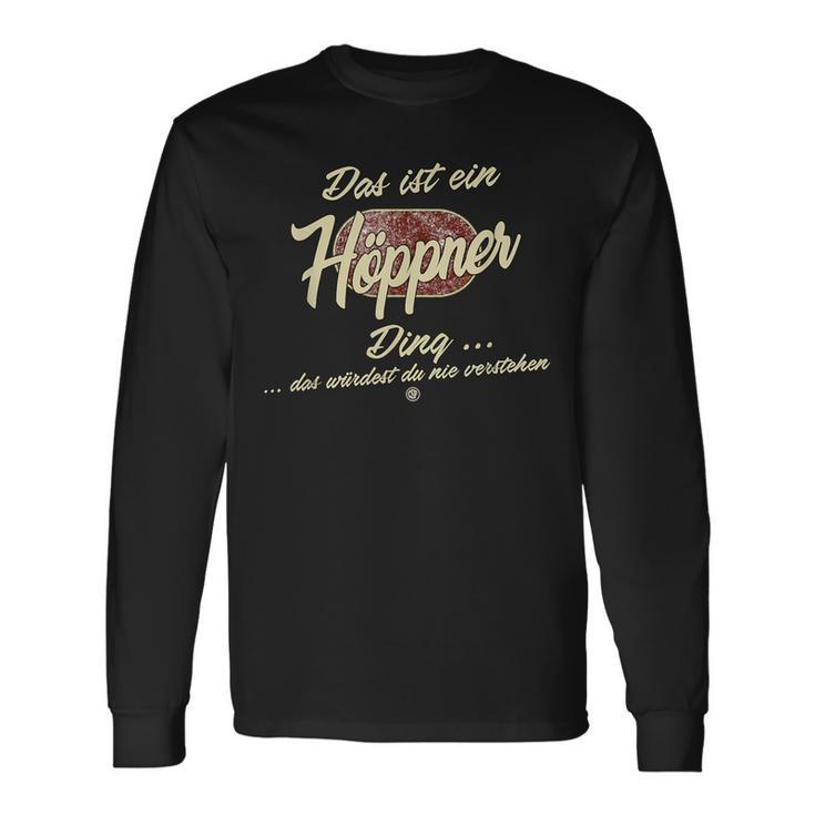 Das Ist Ein Höppner Ding Lustiges Familie Höppner Langarmshirts Geschenkideen