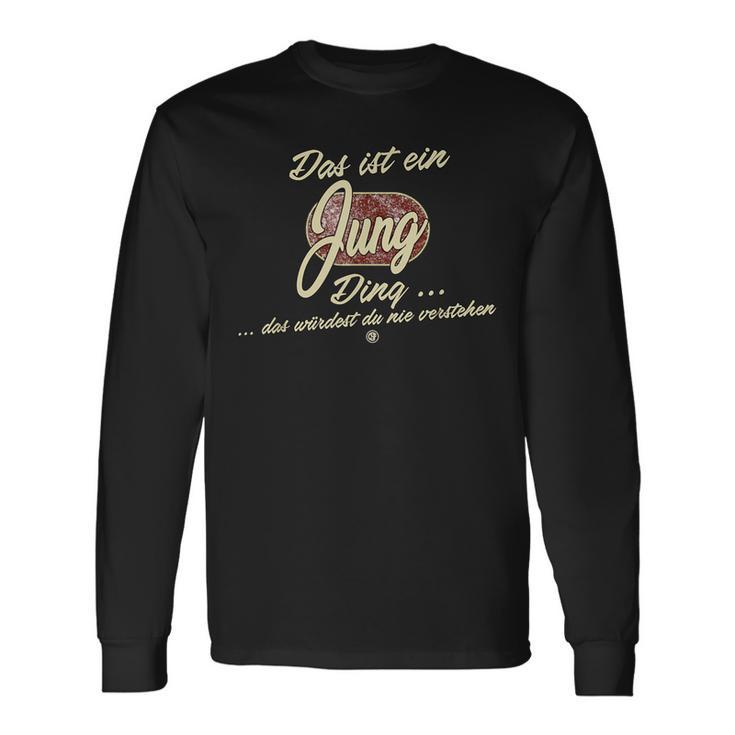 Das Ist Ein Jung Ding Lustiges Familie Jung Langarmshirts Geschenkideen