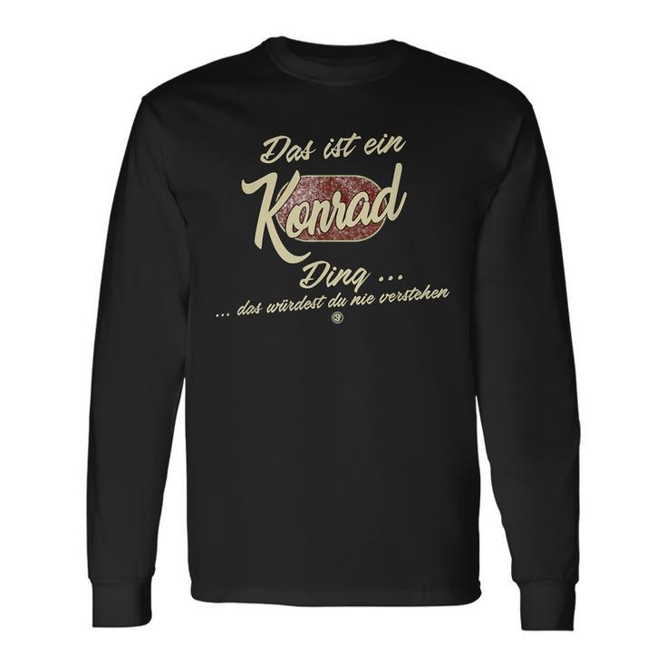 Das Ist Ein Konrad Ding Family Langarmshirts Geschenkideen