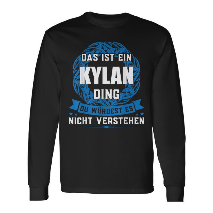 Das Ist Ein Kylan Dingorname Langarmshirts Geschenkideen