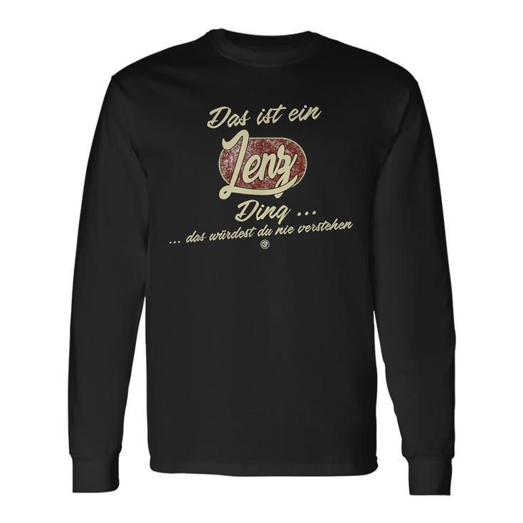 Das Ist Ein Lenz Ding This Is A Lenz Ding Langarmshirts Geschenkideen