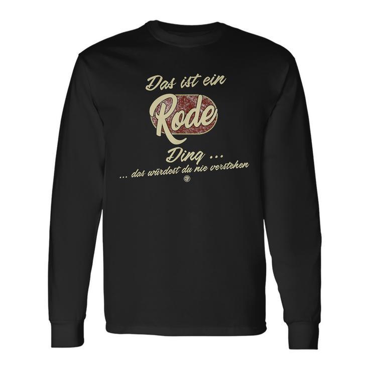 Das Ist Ein Rode Ding Lustiges Familie Rode Langarmshirts Geschenkideen