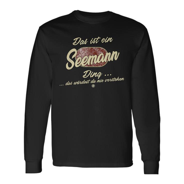 Das Ist Ein Seemann Ding Family Sailor S Langarmshirts Geschenkideen