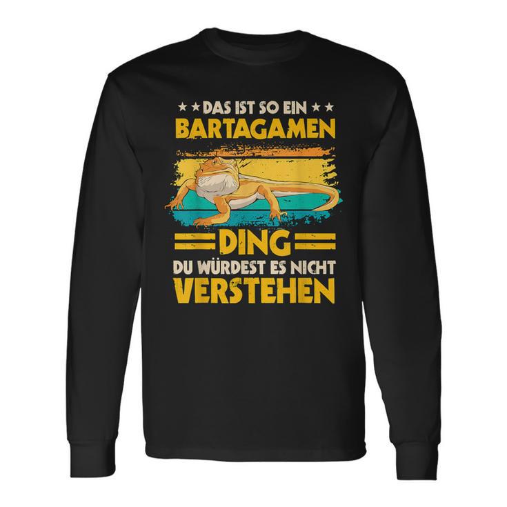 Das Ist So Ein Bartagamen Ding Reptil Sachen Bartagame Langarmshirts Geschenkideen