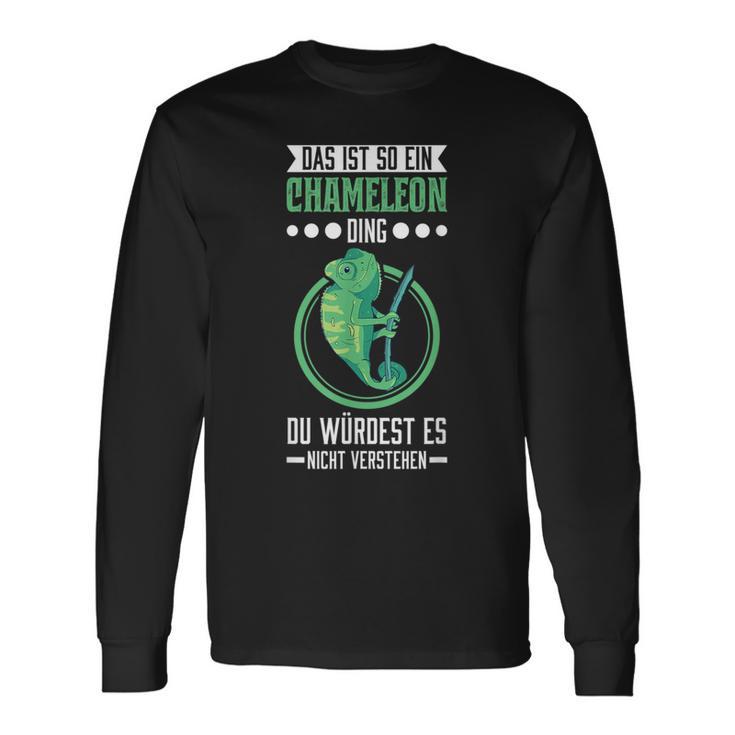 Das Ist So Ein Chameleon Ding Chameleon Langarmshirts Geschenkideen