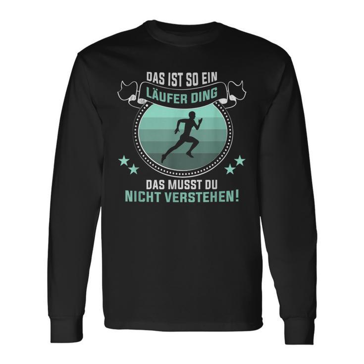 Das Ist So Ein Läufer Ding Jogging Runner Langarmshirts Geschenkideen