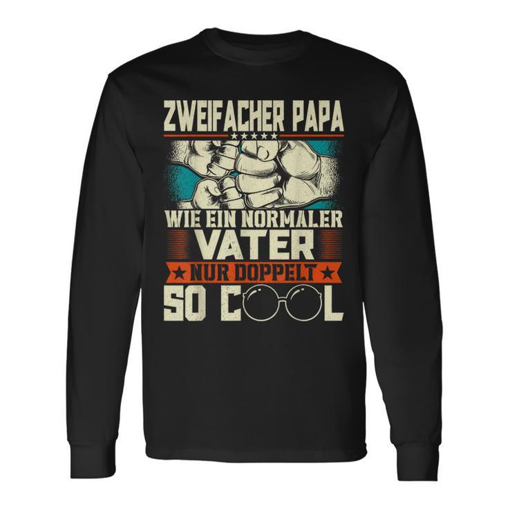 Double Father Papaon Zwei Kinder Langarmshirts Geschenkideen