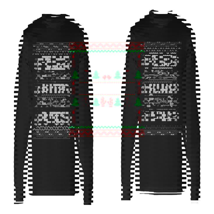 Feliz Navidad Putos Mexican Christmas Sweater Long Sleeve T-Shirt