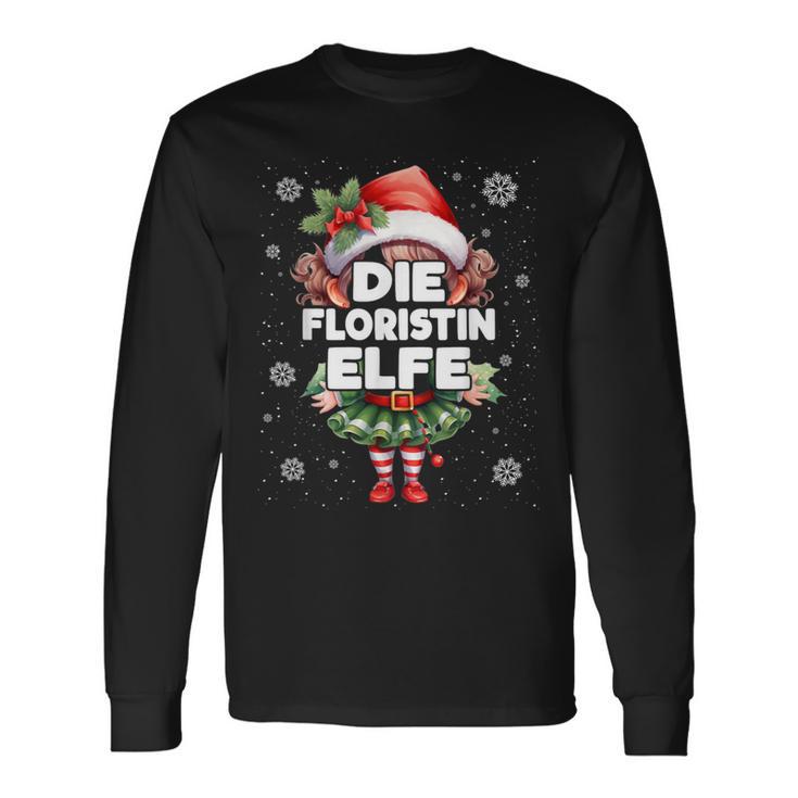 Floristin Elfe Weihnachten Elfen & Weihnachtselfen Langarmshirts Geschenkideen