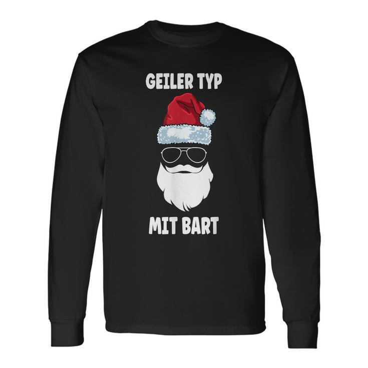 Geiler-Typmitbart Christmas Beard Langarmshirts Geschenkideen