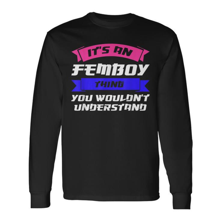 Herren Es Ist Ein Femboy Ding Du Südkorea Langarmshirts Geschenkideen