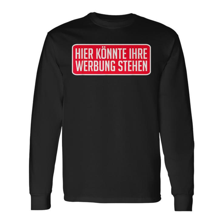 Hier Kann Ihre Werbung Stehhen Für Einen Influencer Langarmshirts Geschenkideen