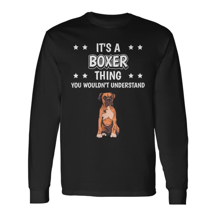 Ist So Ein Boxer Ding Lustiger Spruch Boxer Langarmshirts Geschenkideen