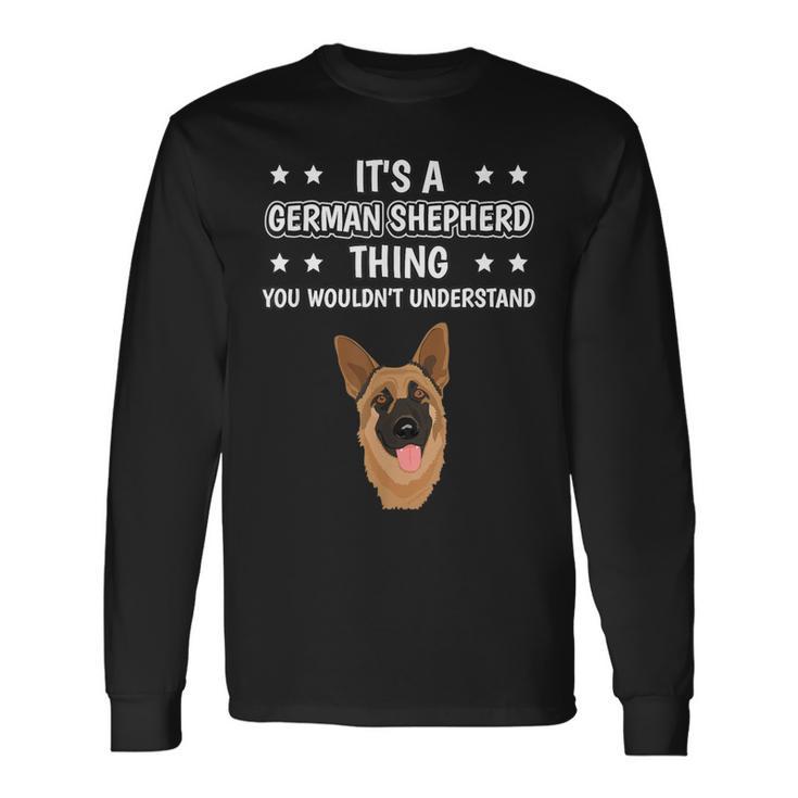 Ist So Ein Deutscher Schäferhund Ding Spruch Hundehalter Langarmshirts Geschenkideen