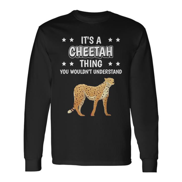 Ist So Ein Gepard Ding Lustiger Spruch Geparden Langarmshirts Geschenkideen