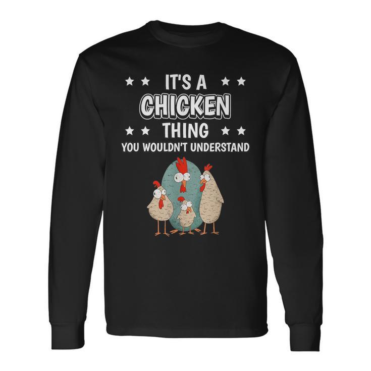 Ist So Ein Huhn Ding Lustiger Spruch Hühner Langarmshirts Geschenkideen