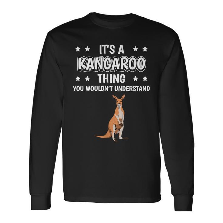 Ist So Ein Kangaroo Ding Saying Kangaroo Langarmshirts Geschenkideen