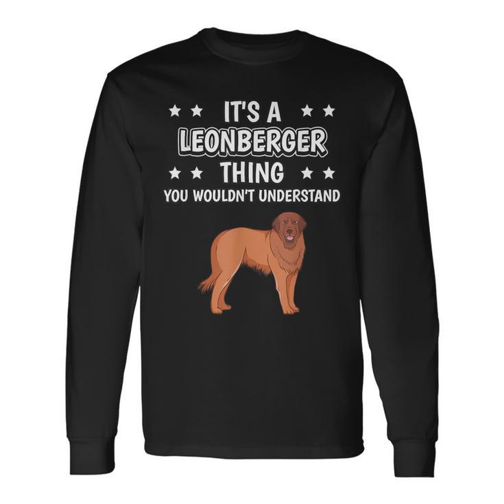 Ist So Ein Leonberger Ding Lustiger Spruch Leonberger Langarmshirts Geschenkideen