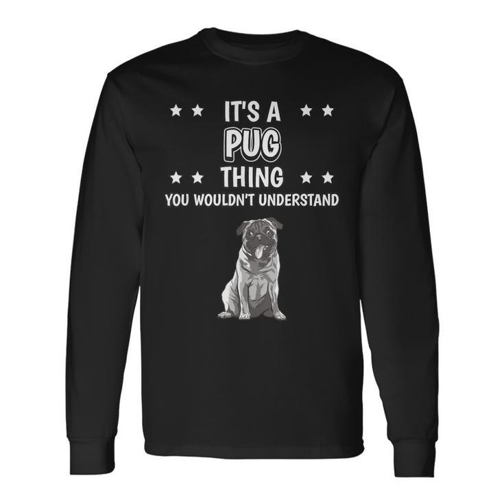 Ist So Ein Mops Ding Lustiger Spruch Möpse Langarmshirts Geschenkideen