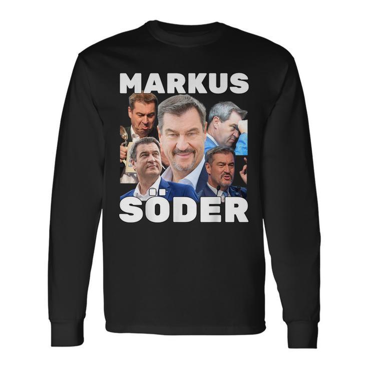 Markus Söder Fan Merch Langarmshirts Geschenkideen