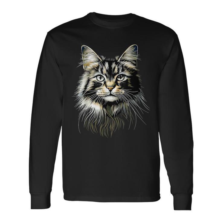 Norwegian Forest Cat Norwegian Cat Skogkatt Forest Cats Langarmshirts Geschenkideen