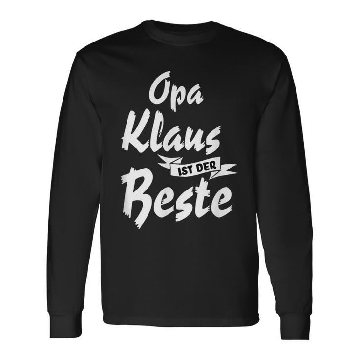 Opa Klaus Ist Der Beste S Langarmshirts Geschenkideen