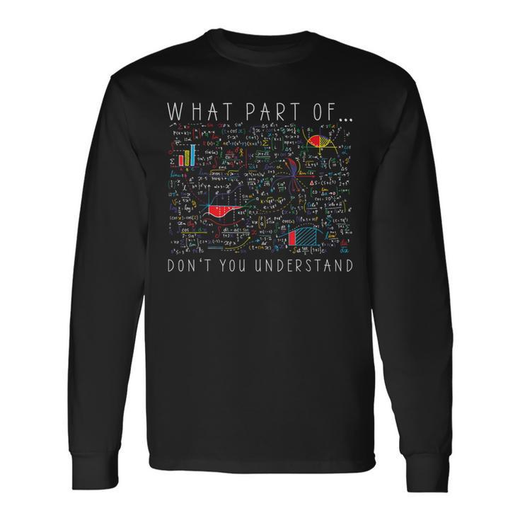 Which Part Of Understst You Nicht Engineer Langarmshirts Geschenkideen