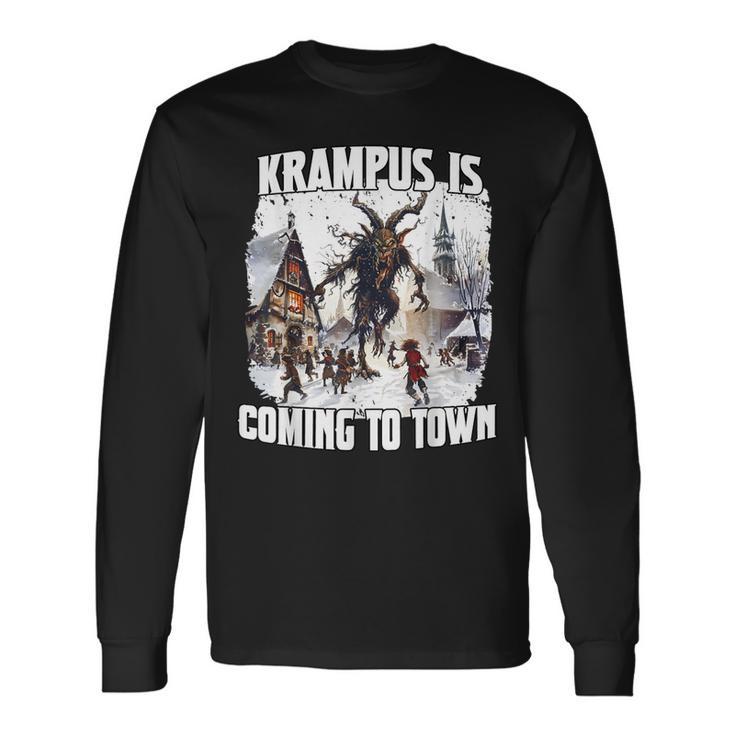 PerchtenFor The Krampus Run Legend Figure Kramperl T Krampus Langarmshirts Geschenkideen