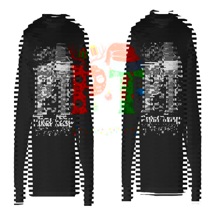 Pt Christmas Physical Therapy Christmas Pt Xmas Long Sleeve T-Shirt Gifts ideas