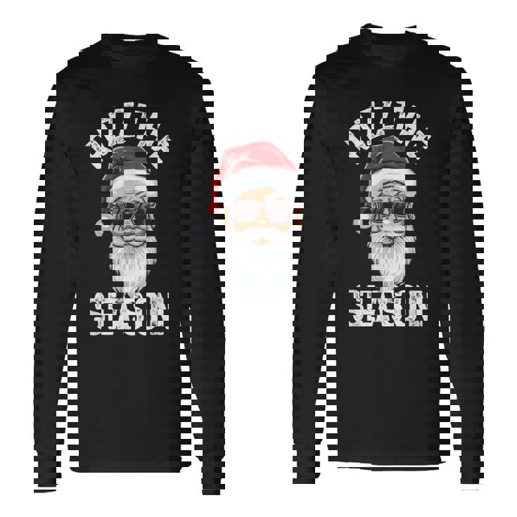 Rizz The Season Sigma Rizzler Santa Claus Rizzmas Joke Long Sleeve T-Shirt Gifts ideas