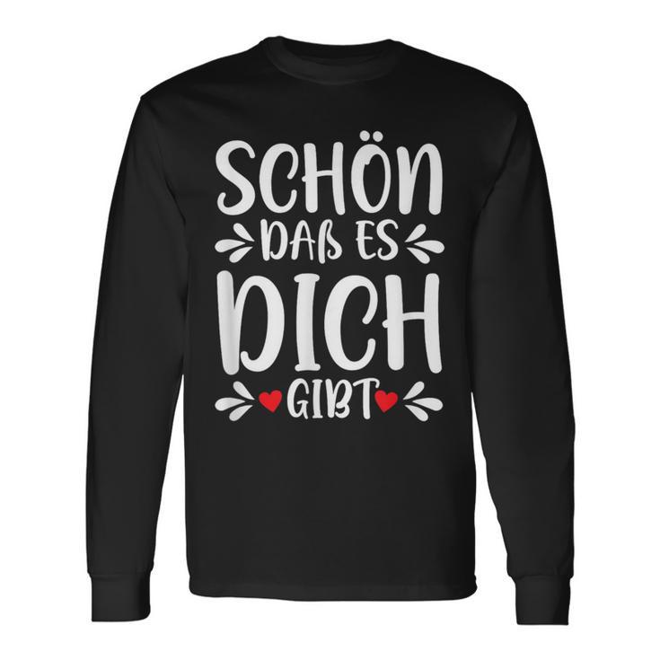 Schön Das Es Dich Gibt Geschenke Freunde Mann Kinder Ladies Langarmshirts Geschenkideen