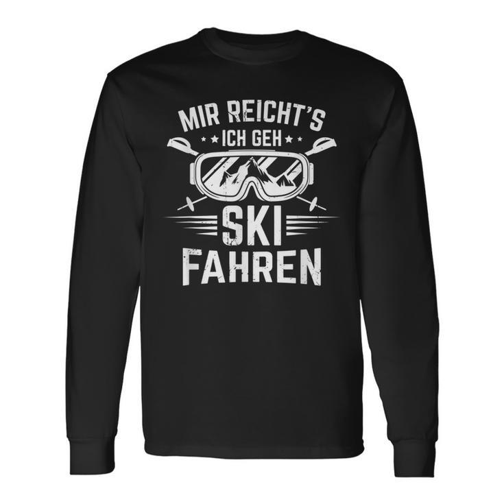 Skier Mir Reichts Ich Geh Skiing Winter Sports Langarmshirts Geschenkideen