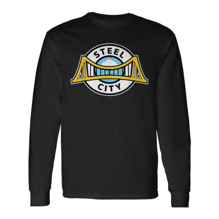 Sl City Pittsburgh Logo Der Stadt Der Brücken Langarmshirts Geschenkideen