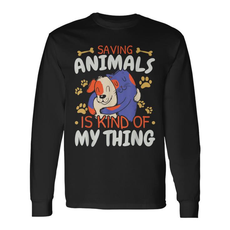 Sparen Tiere Ist Irgendwie Mein Ding Tierrettung Langarmshirts Geschenkideen