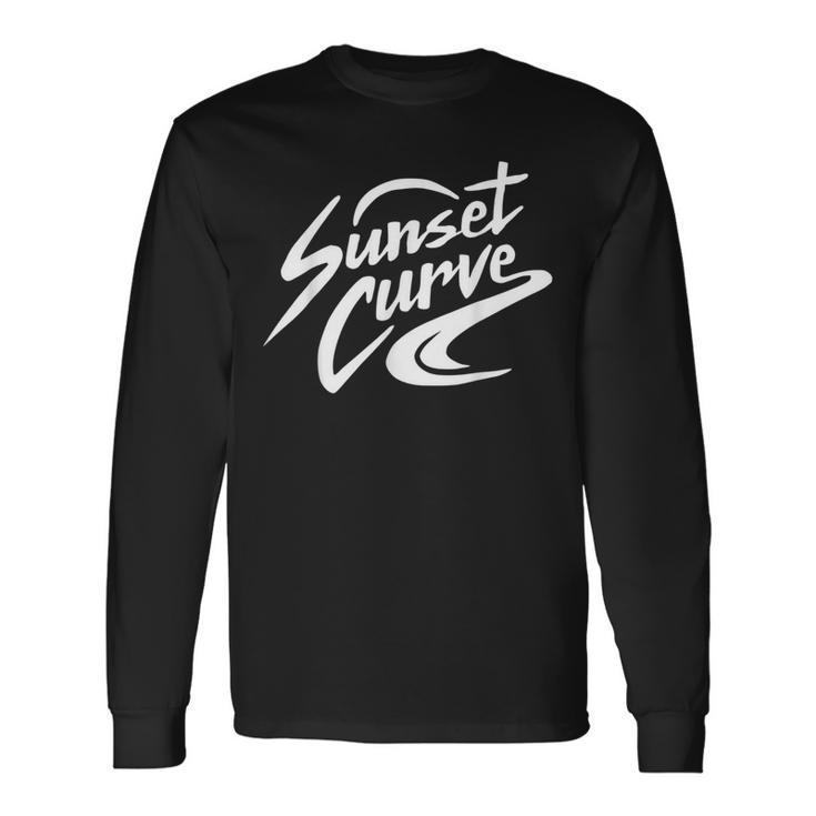 Sunset Curve Band Langarmshirts Geschenkideen