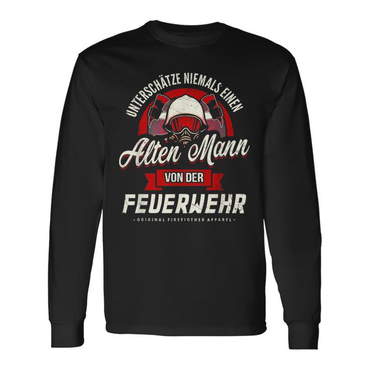 Underschätze Niemal Alten Mann Fireman Langarmshirts Geschenkideen