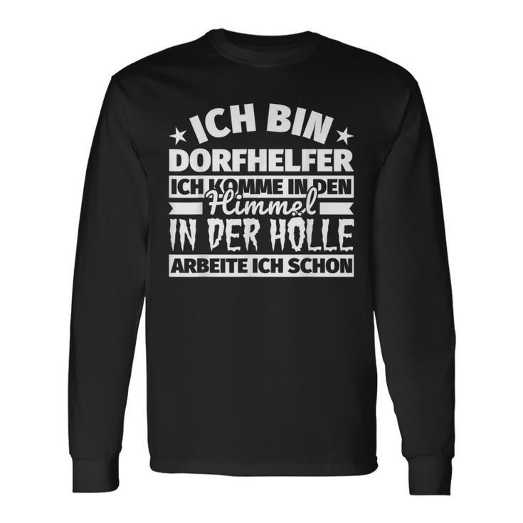 Village Helper Heaven Hell Langarmshirts Geschenkideen