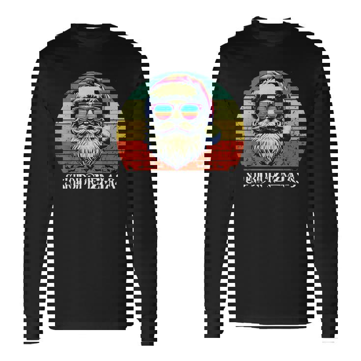 Vintage Skibidi Rizzmas Merry Rizz Mas Christmas Santa Claus Long Sleeve T-Shirt