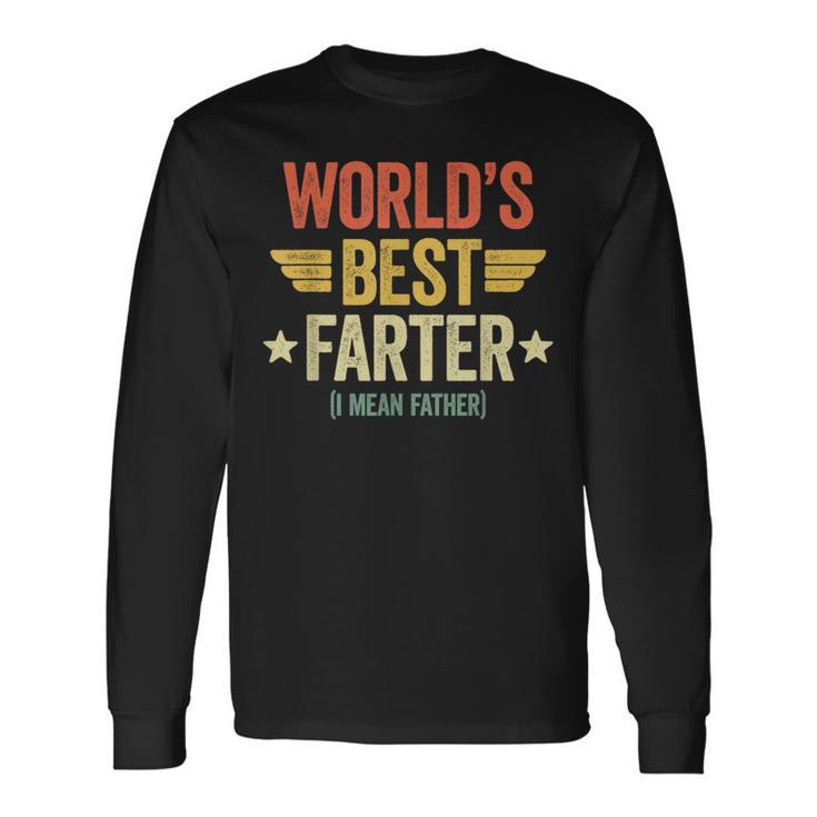 World's Best Farter Langarmshirts Geschenkideen