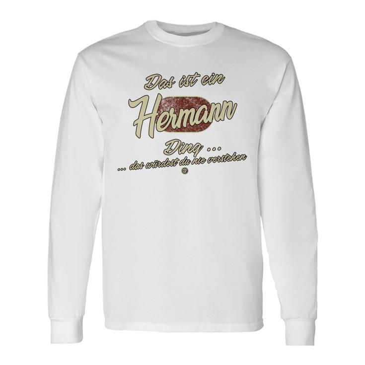 Das Ist Ein Hermann Ding Family Hermann Langarmshirts Geschenkideen